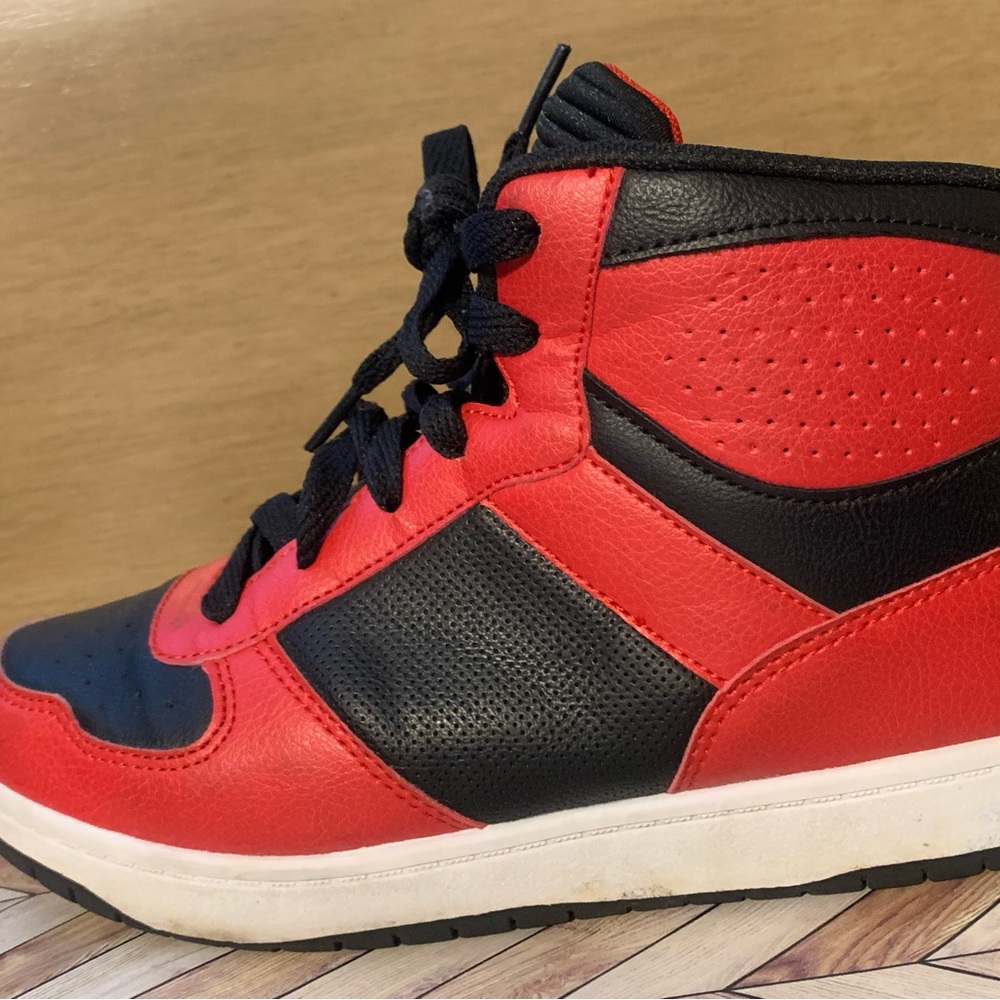FUBU Red and Black Retro Sneakers